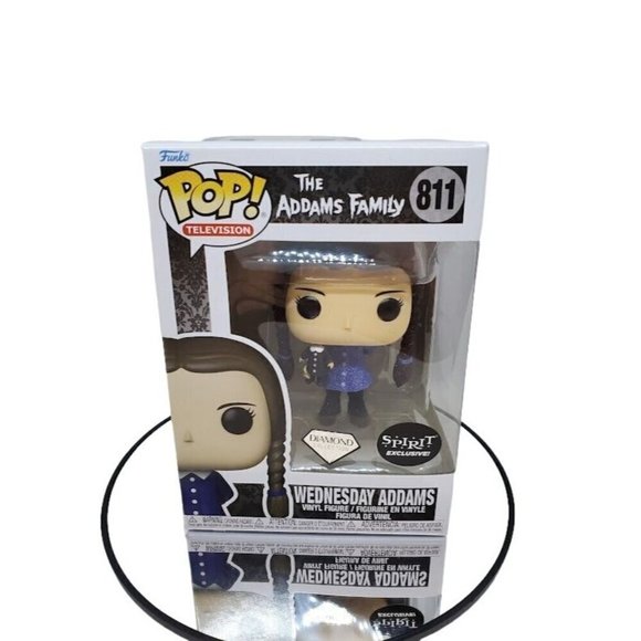 Funko Pop! The Addams Family Wednesday Addams #811 Figure Diamond Collection - Picture 1 of 5